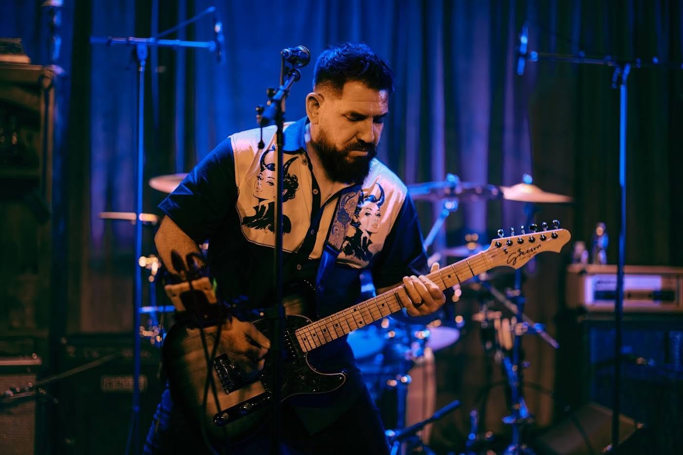 Wayne Rudell performing live